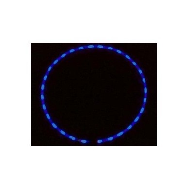 GlowCity Super Bright High Quality Glow In The Dark LED Hula Hoop Exerciser - Red   
